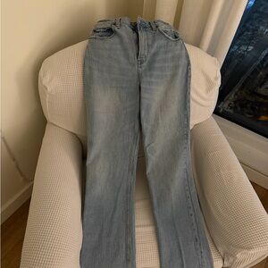 Abercrombie & Fitch Light Blue Straight Leg Jeans